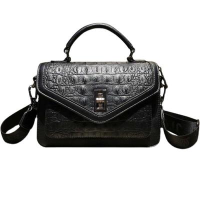 欧乐诗正品鳄鱼纹小方包