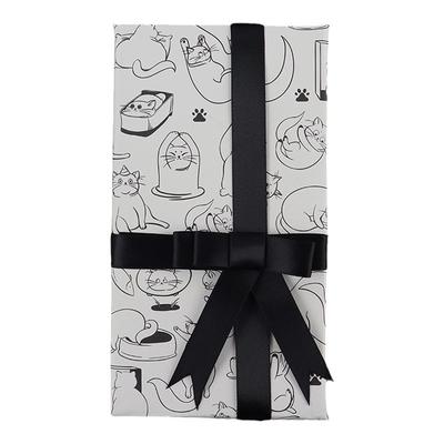 一树的猫可爱卡通生日礼物包装纸