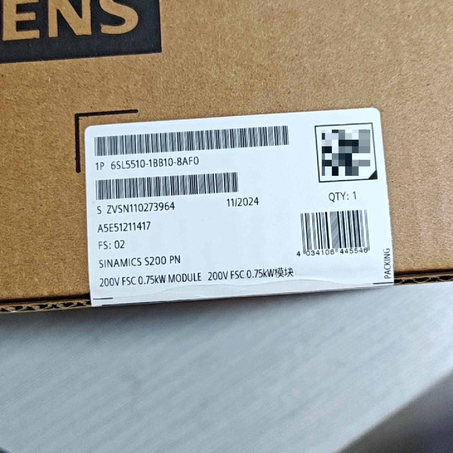 SINAMICS S200 PN 200V F拍前询价下单
