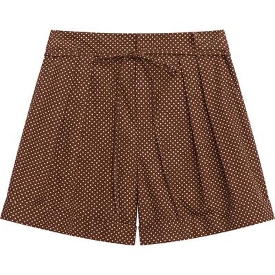 【播奥莱】播系带腰头休闲裤女夏新款商场同款直筒短裤BDR2KD1317