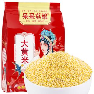 大黄米1斤软黄米黍子米黄糯米黏黄米早餐粥煲汤包子原料食用粘米B