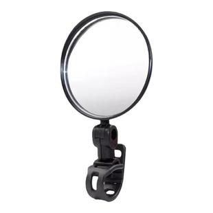 电动电瓶车后视镜自行车短杆圆镜雅迪爱玛反光镜子通用镜片摩托车