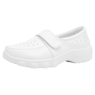 三邦法拉护士鞋女软底真皮轻便透气不闷防滑防臭牛皮增高医护鞋