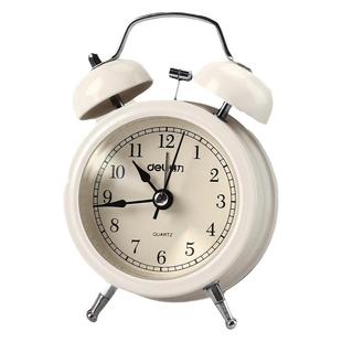 得力闹钟学生专用起床神器高颜值智能2024新款儿童男孩女孩强力叫醒静音机械钟闹钟定时器初中高中生专用