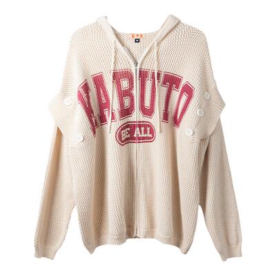 原宿风宽松外套薄款连帽上衣