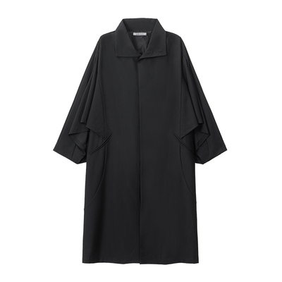 芸蚁新中式长款秋季鹰翼结构日产