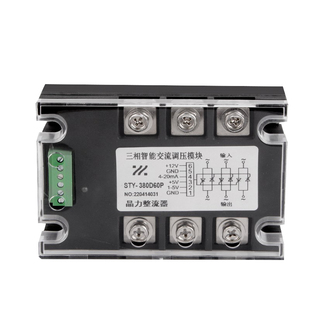 电力调整器三相交流调压模块STY100ASTY-380D75P调温调光4-20MA