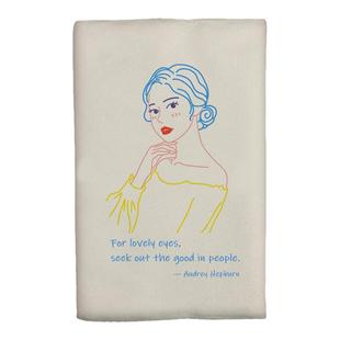 若要可爱的眼睛要看到别人的好处文艺笔记本A5布面书衣a6书皮手帐