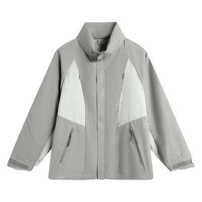 李宁正品x NINEPOINTNINE联名系列男子反光宽松三合一外套AWBU075