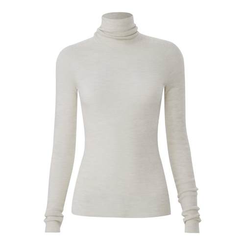 zezi高领打底衫毛衣女春秋新款100羊毛新品针织衫女黑色简约套头