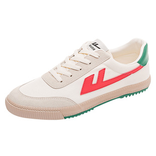 回力男鞋帆布鞋2026新款春夏透气小白鞋软底舒适男款百搭休闲板鞋