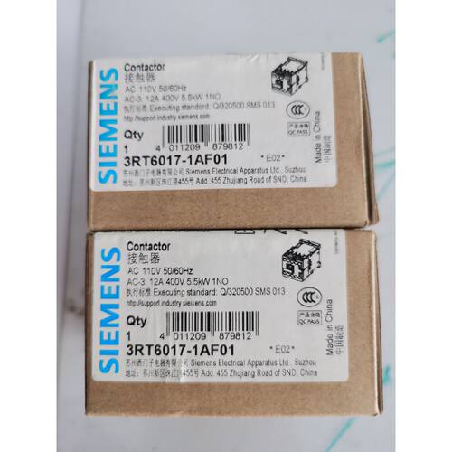 3RT6017-1AF01 西门zi 接触器