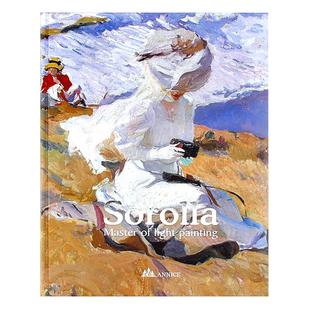 现货【英文原版】 Sorolla Master of light painting 索罗拉油画画集人物沙滩海边风景肖像艺术油画美术画册作品集书籍