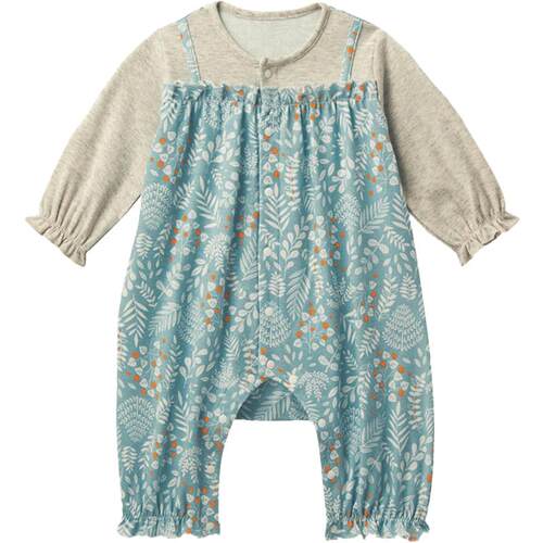 千趣会婴幼儿春装包屁衣爬服设计师系列花园风森系女宝宝连体衣