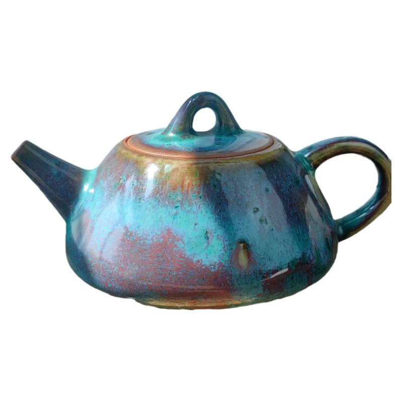 神垕钧窑钧瓷茶壶徐克宁手工高档泡茶水壶手工茶器中式茶具单壶