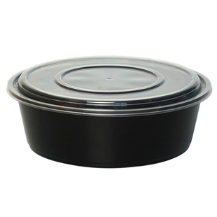 圆形一次性餐盒加厚3000ml打包大碗水煮鱼2500ml小龙虾外卖打包盒