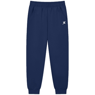 特步童装男童裤子儿童加绒卫裤大童2026年秋冬新款运动裤保暖长裤