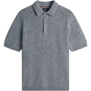 Tommy男装肌理感宽松针织POLO