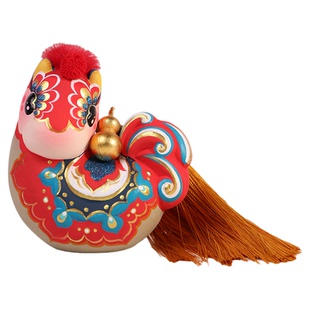 吉兔坊非遗手工彩塑2026马年贺岁财马进宝吉祥礼品居家摆件伴手礼