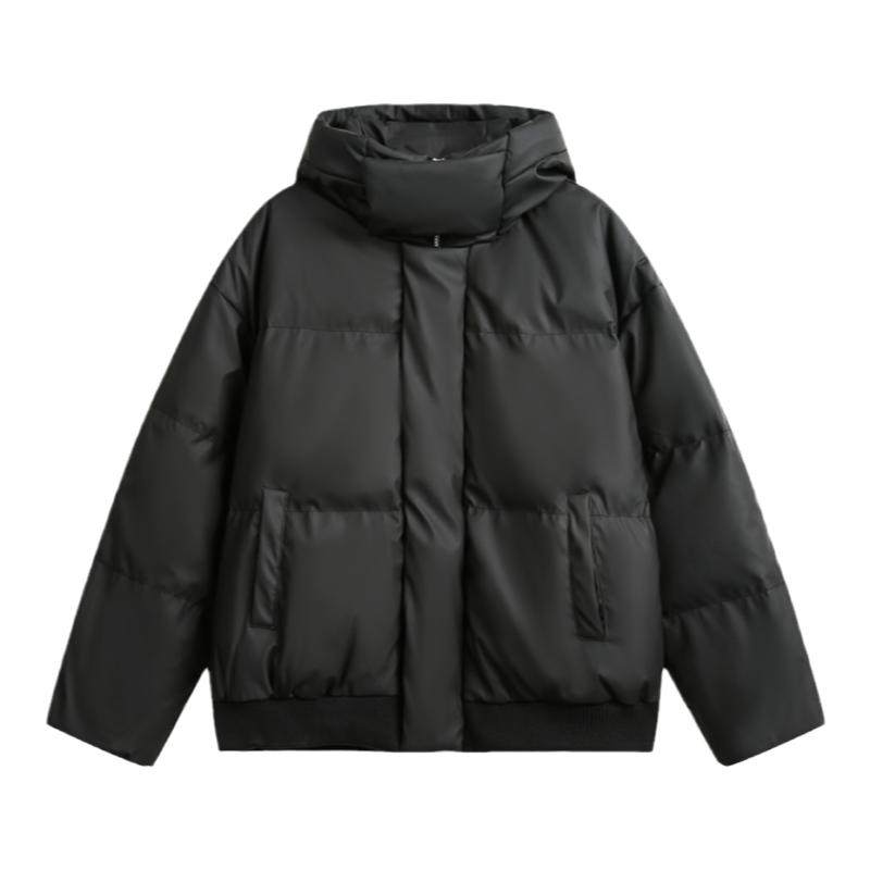 TIRED美式潮流高领保暖羽绒服男女冬季90白鸭绒面包服抗寒外套潮