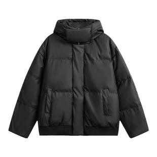 TIRED美式潮流高领保暖羽绒服男女冬季90白鸭绒面包服抗寒外套潮