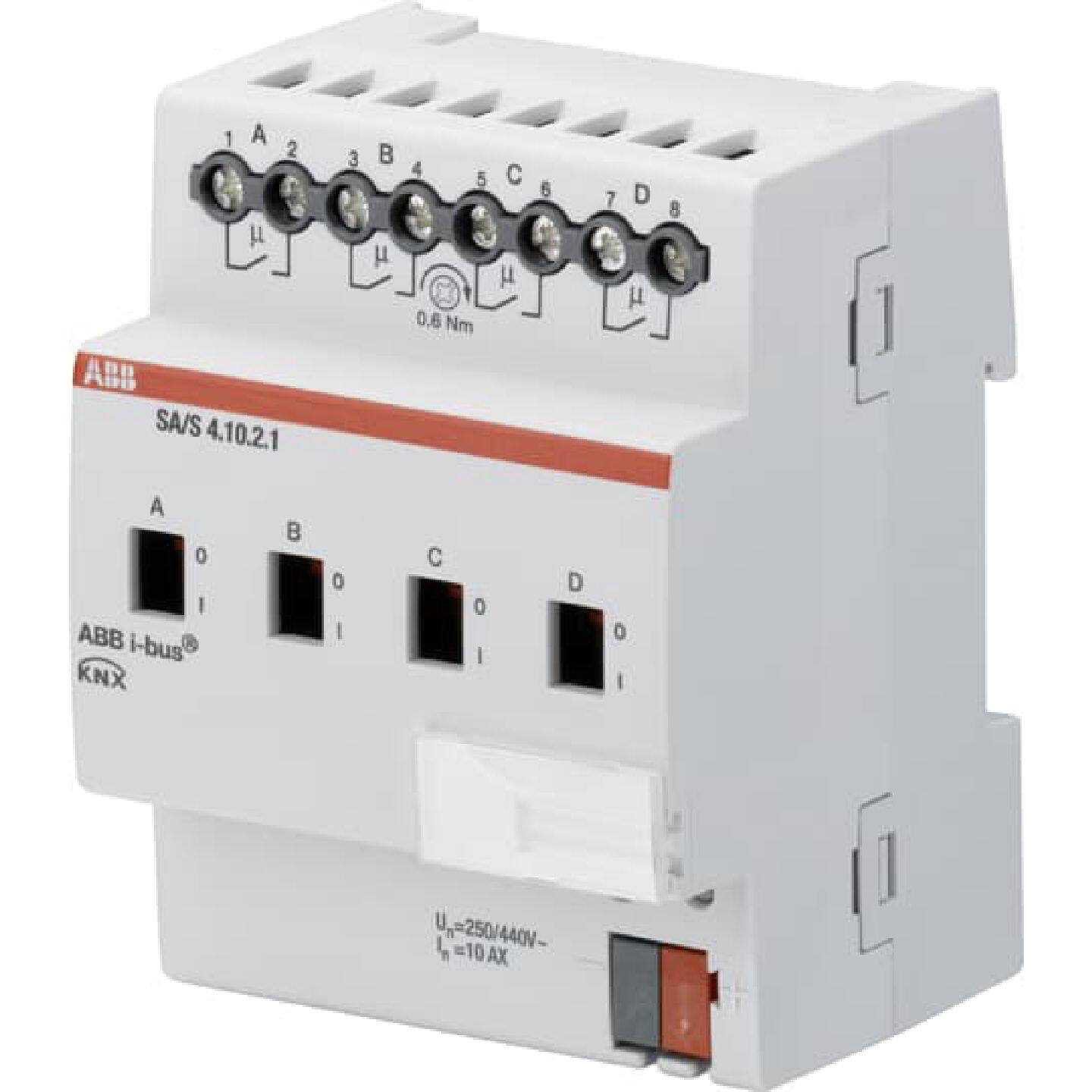 议价SA/S4.10.2.1 开关驱动器4路10A ABB智能开关KNX照明系统技术