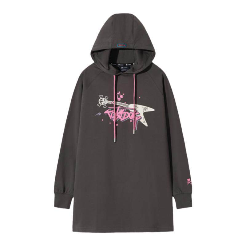tokidoki复古H型卫衣连衣裙
