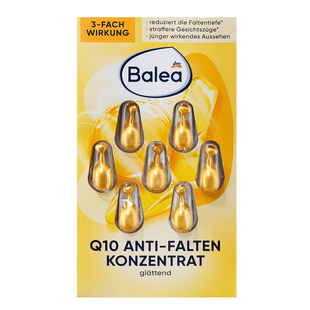 5片 dm德国balea芭乐雅高能原液Q10活肤保湿淡化细纹紧致精华胶囊