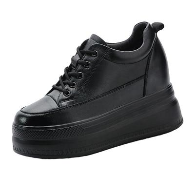 圣恩熙新款韩版真皮松糕休闲鞋