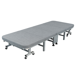单人床午休折叠床家用午休神器办公室午睡床简易医院陪护陪夜专用