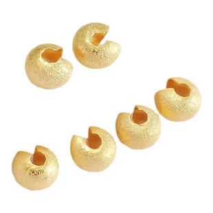 14K包金配件半月包扣月牙扣C扣南瓜手链定位珠收尾扣手工DIY配件