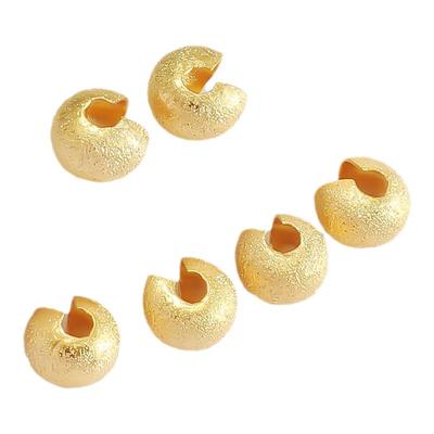 14K包金半月扣南瓜定位珠收尾DIY