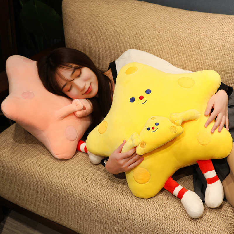 可爱抱枕靠枕沙发客厅靠垫办公室靠背桌上睡觉枕头车载护腰垫儿童