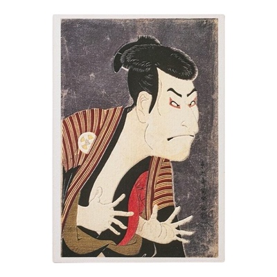 日本浮世绘木质立体明信片