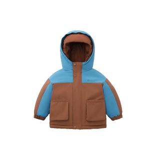 [极寒工装防风防水]齐齐熊宝宝羽绒服外套男童冬款加厚保暖儿童装