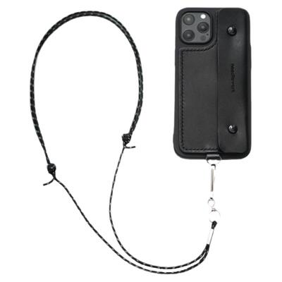 苹果13系列真皮斜挎挂绳手壳机