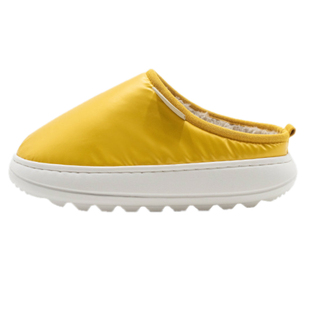 优调羽绒布棉拖鞋女冬情侣保暖按摩厚底室内防滑居家踩屎感拖鞋男