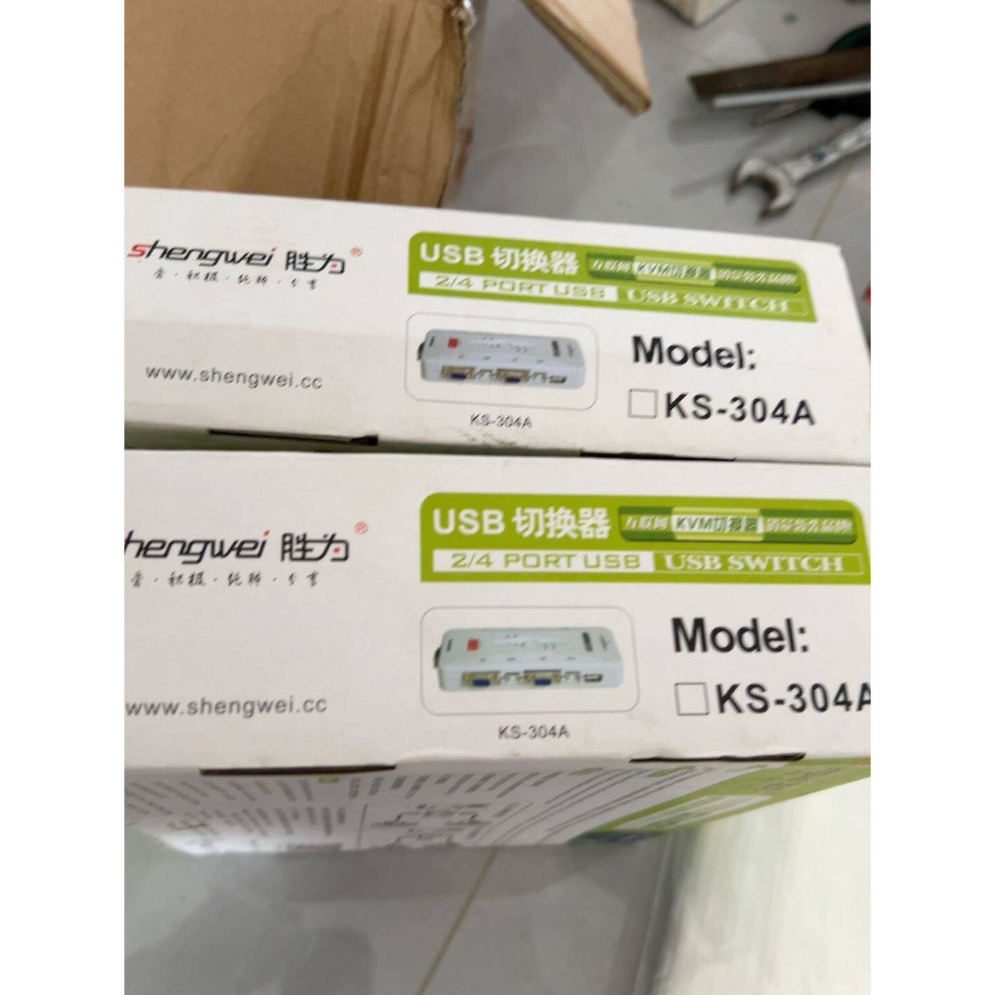 议价-胜为USB切换器,型号KS-304A,2/4 PORT