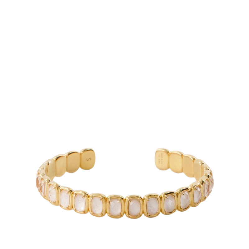 Ivi Toy Cuff Bracelet 纯银镀金手镯
