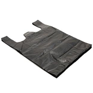 黑色垃圾袋家用厨房一次性马夹塑料袋酒店商用背心袋清洁袋塑料袋