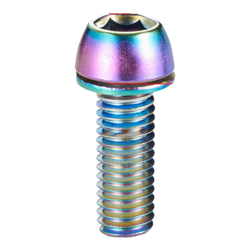 山地车把立镀钛螺丝M5M6*18MM