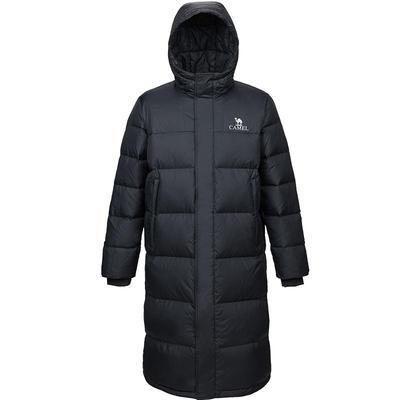 女装中长款羽绒服骆驼