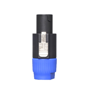 四芯音响专业音箱插头航空插接头欧姆卡农功放舞台音箱喇叭连接线