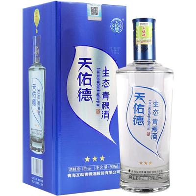 天佑德45度青稞酒生态500ml×1瓶