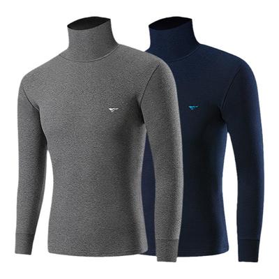 七匹狼高领秋衣男士纯棉保暖防风