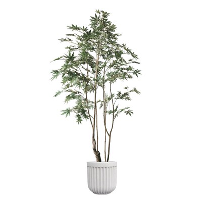 仿真绿植大型枫树盆栽景观室内假树北欧风高级仿生植物落地摆件