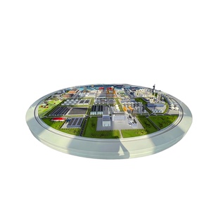 清洁能源示范基地沙盘模型定做氢能城市建设展示模型沙盘定制