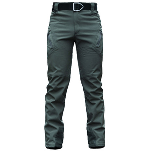 执政官户外冲锋裤男热反射软壳裤防水加绒战术裤冬季防寒登山裤子