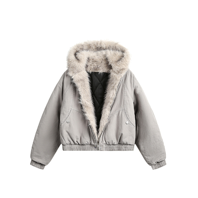 【F383】美式复古座山雕保暖棉服