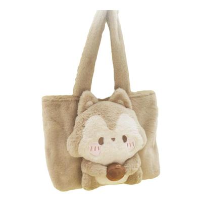 可爱卡通大容量毛绒包